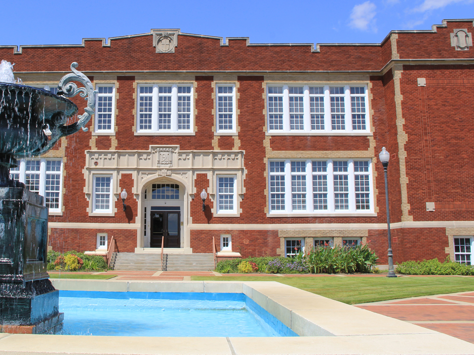 Historic city hall and civic campus