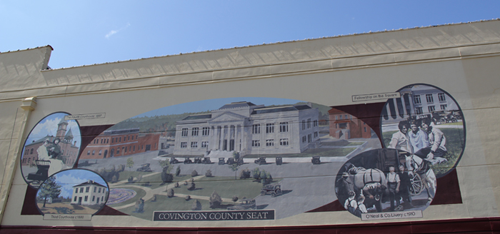 Courthouse-themed Andalusia mural